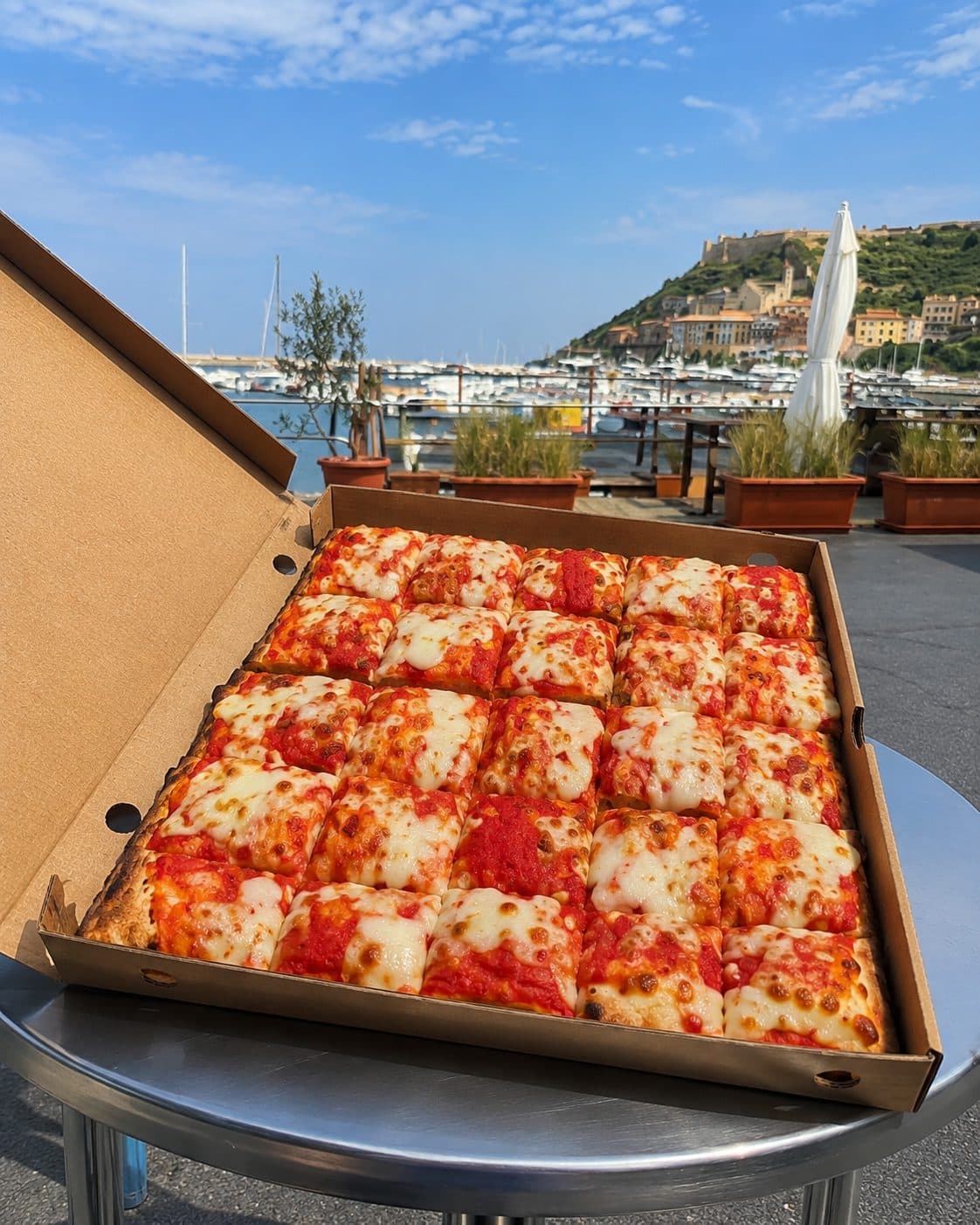 Beach & Boat Pizza Box - Pizza Margherita