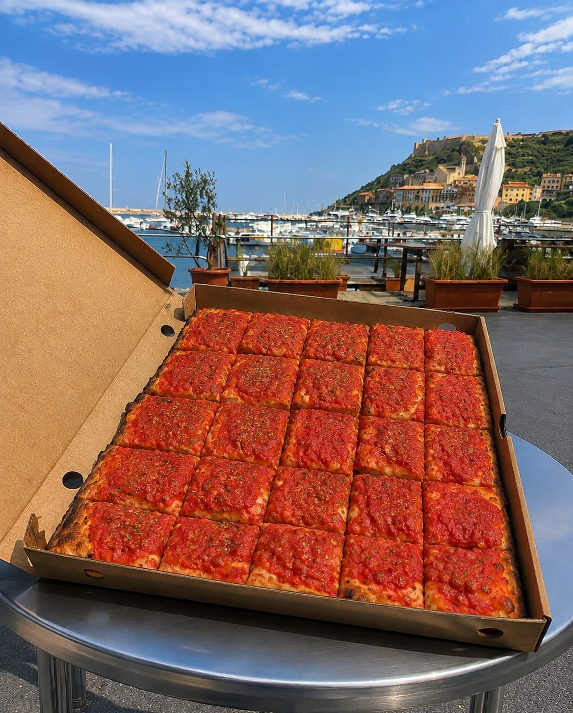 Beach & Boat Pizza Box – Pizza Rossa